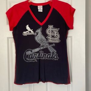 Sequin STL Cardinals tee